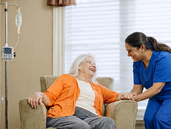 MedLink Home Care professional caregiver providing compassionate home healthcare services in Georgia